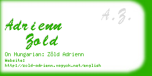 adrienn zold business card