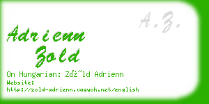 adrienn zold business card